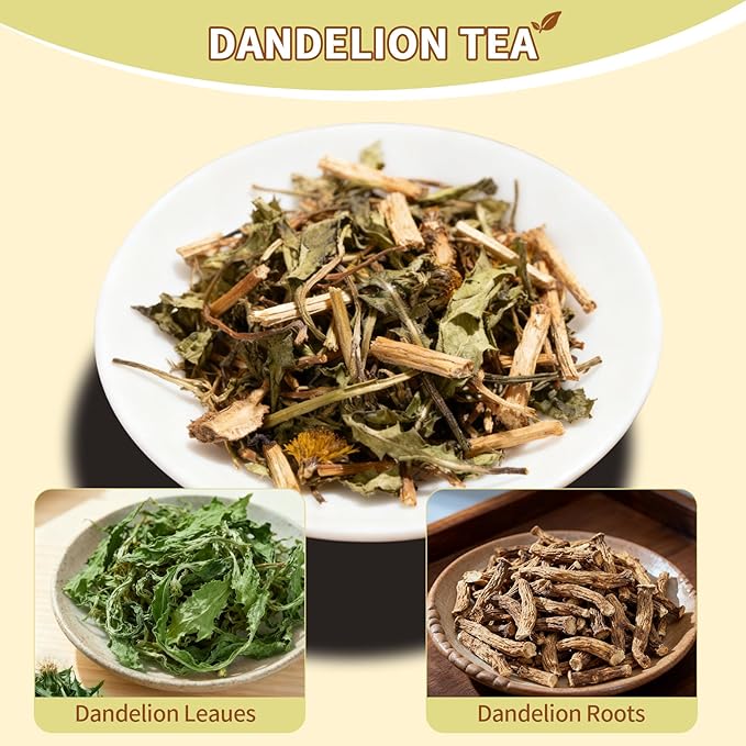 Satolchea Dandelion Leaf & Root Tea Bags | 100 Tea Bags | Natural Roasted Root - Image 2
