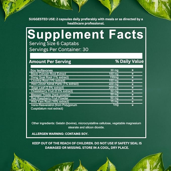 Eve's Harmony Menopause Supplement, Hormone Support - Image 6