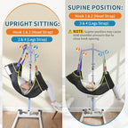 Universal Full Body Patient Lift Sling, Mesh Fabric Patient Sling Transfer and - Image 3