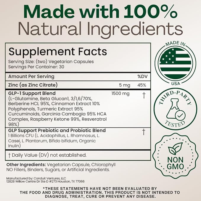 GLP-1 Supplement for Women and Men | Hunger & Metabolism Support - Image 6