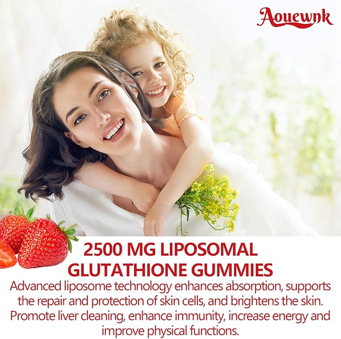 1 Pack 2500MG Liposomal Glutathione Gummies Supplement - Image 7