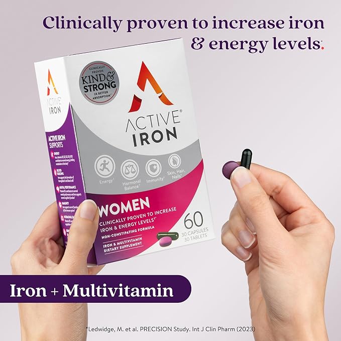 Active Iron Supplement 25mg + Multivitamin - Image 2