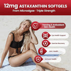 10 in 1 Astaxanthin Supplements 12mg, 12 Month Supply, Astaxantina Antioxidant - Image 3