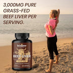 Grass Fed Beef Liver Supplement, 3000mg Bovine Liver Per Serving, Rich in - Image 6