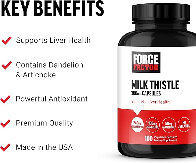 Force Factor Milk Thistle Liver Support Formula - Image 2