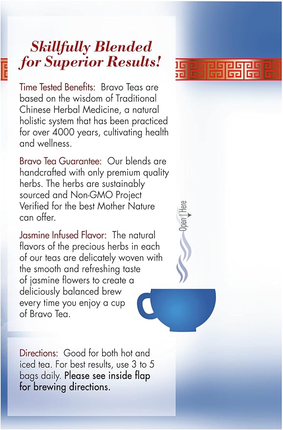 Bravo Tea Lung Soother Herbal Tea Caffeine Free, 20 Tea Bags - Image 7