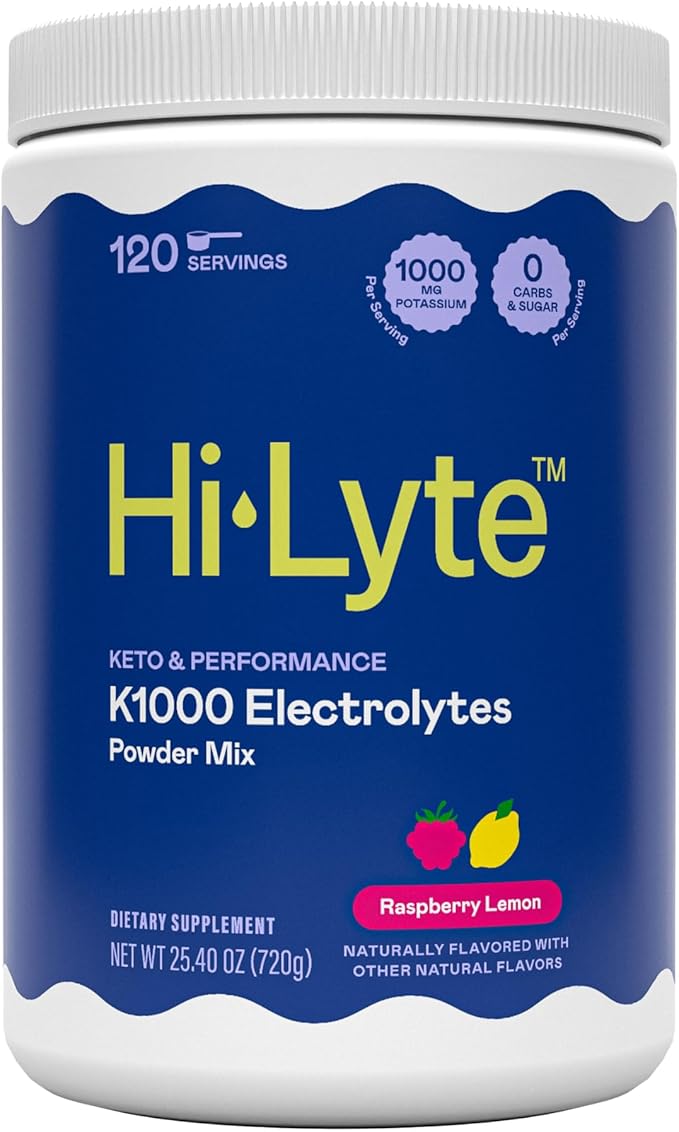 Hi-Lyte Keto K1000 Electrolytes Powder | Raspberry Lemon | Hydration Supplement by Hi-Lyte