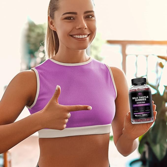 Effective Nutra Milk Thistle Gummies | Sugar-Free Milk Thistle Extract 1000mg - Image 5
