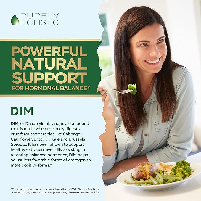 Purely Holistic DIM Supplement 400mg Plus Bioperine - Image 4