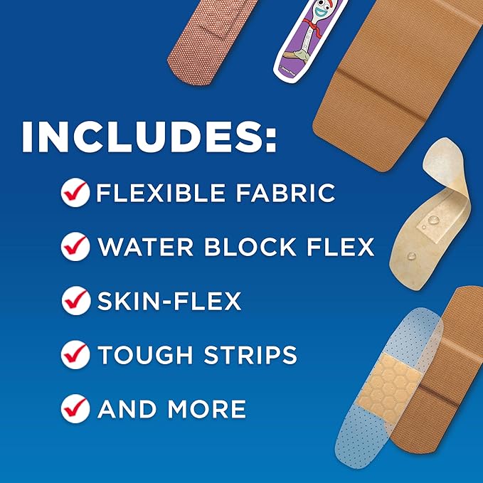 BAND-AID Brand Adhesive Bandage Family Variety Pack in Assorted Sizes Featuring - Image 3