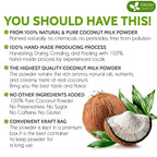 FreshDrinkUS, Coconut Milk Powder 16oz – Creamy & Rich Coconut Flavor – Great - Image 3