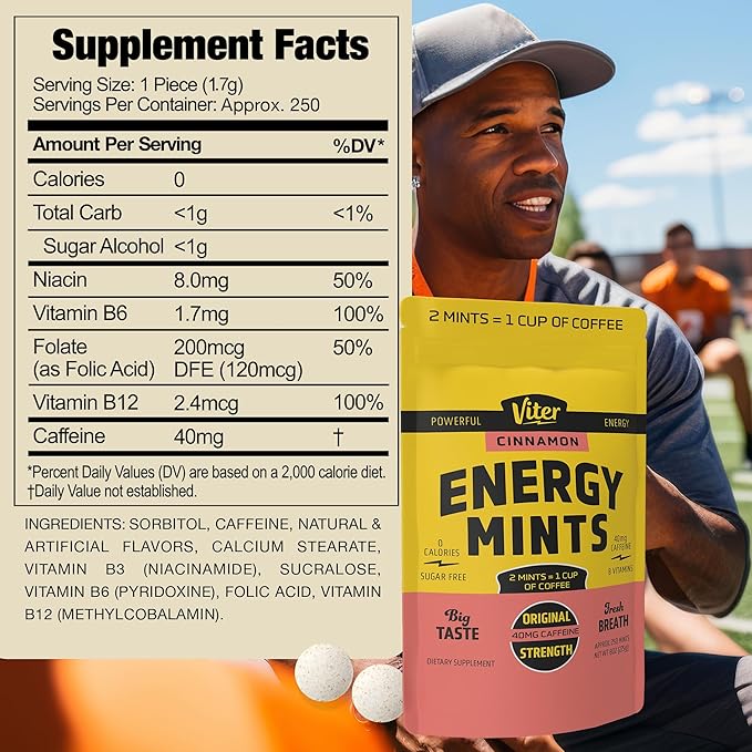 Viter Energy 40mg Caffeine Mints - Image 7