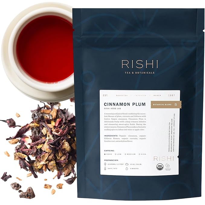 Rishi Tea Cinnamon Plum Herbal Tea by RishiTea