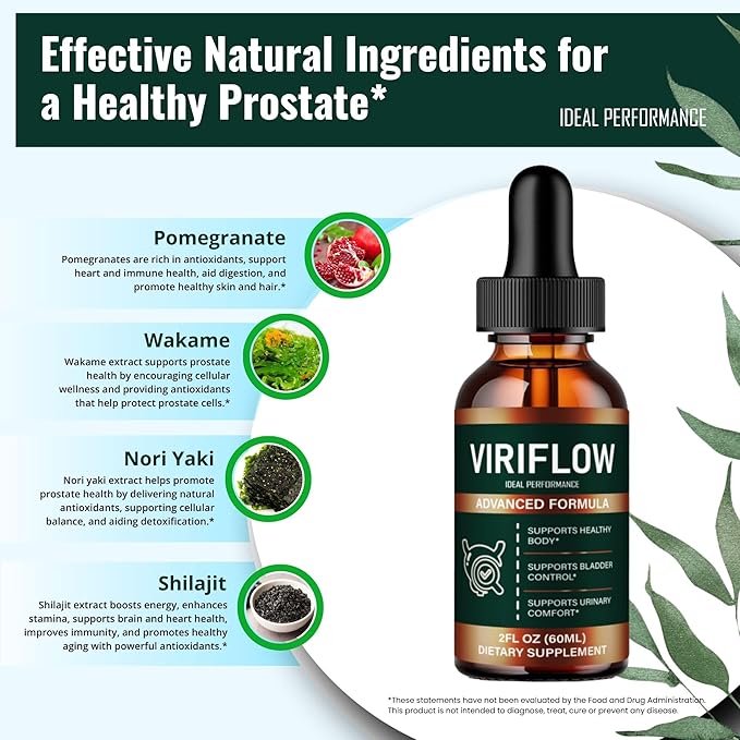 ViriFlow Drops, Official ViriFlow Prostate Health Supplements - Image 6