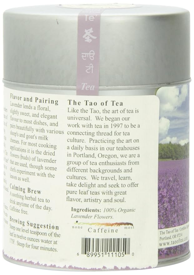 The Tao of Tea, Lavender Herbal Tea, Loose Leaf, 2.0 Ounce Tin - Image 5