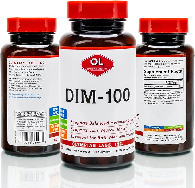 Olympian Labs DIM Supplement 100mg - Image 3