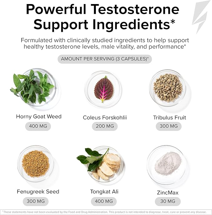 InnoSupps T-Drive Magnum Testosterone Booster Enhance Peak Performance Amplify - Image 2