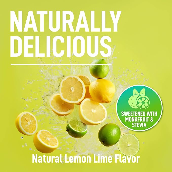 Keppi Electrolytes Powder – Lemon Lime Flavor 50 Servings – No Sugar Hydration - Image 2