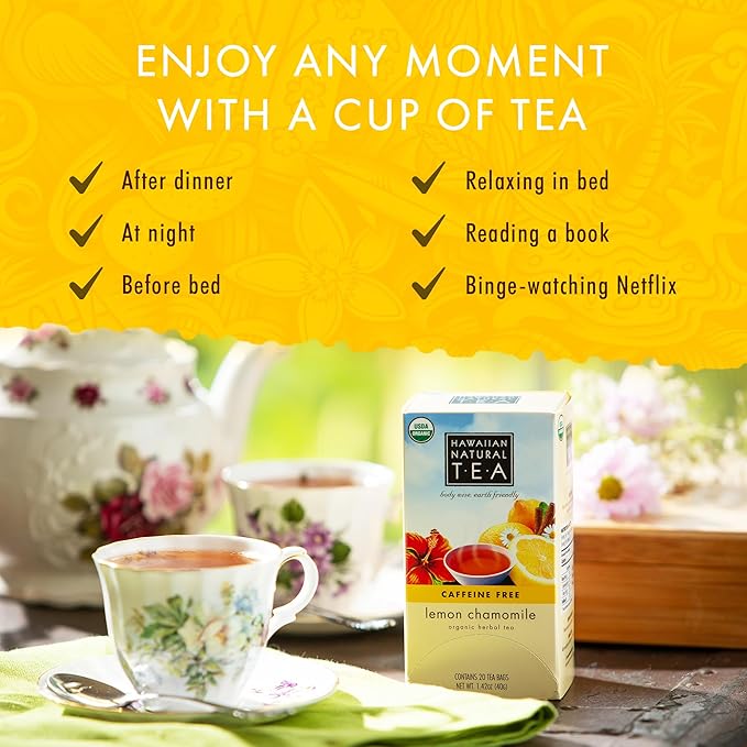 Organic Lemon Chamomile Tea - Image 7