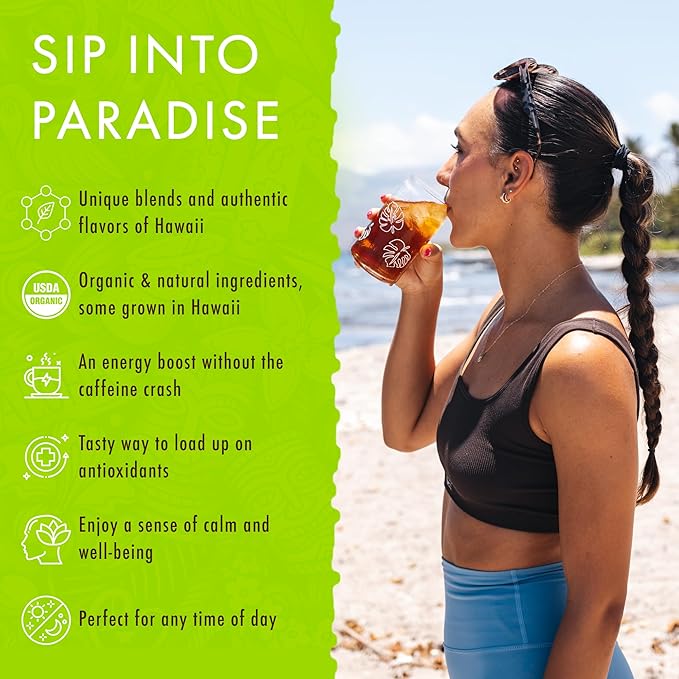 Hawaiian Natural Passion Fruit Orange Flavored Organic Tea - Image 2