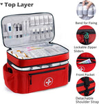 BAGSFY Travel Medicine Bag Organizer, Medical Bag Empty, Pill Bottle Organizer - Image 2