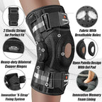 NEENCA Professional Knee Brace for Knee Pain, Hinged Knee Support - Image 4