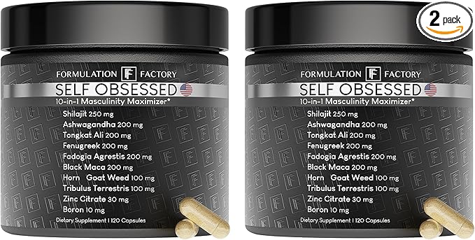 Formulation Factory Self Obsessed Masculine Vitality & Testosterone Support by FormulationFactory