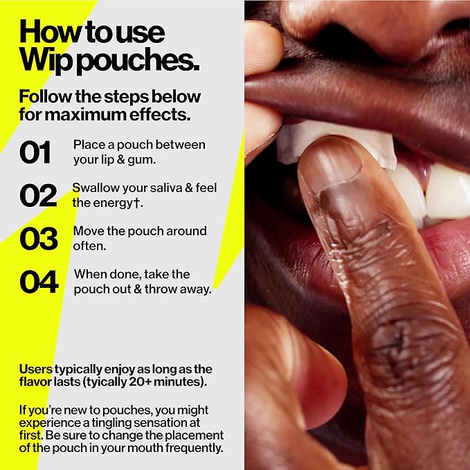 Wip Energy Pouches, Sugar Free Blend - Image 2