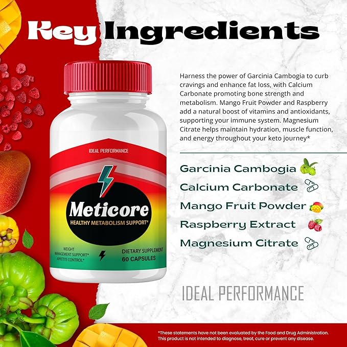 Meticore Keto Capsules, Meticore Advanced Formula Supplement Pills - Image 6