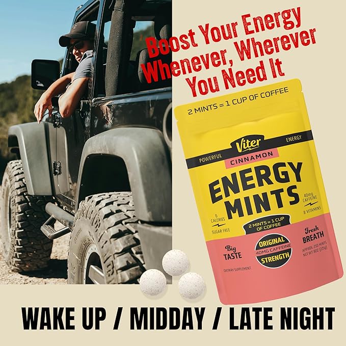Viter Energy 40mg Caffeine Mints - Image 3