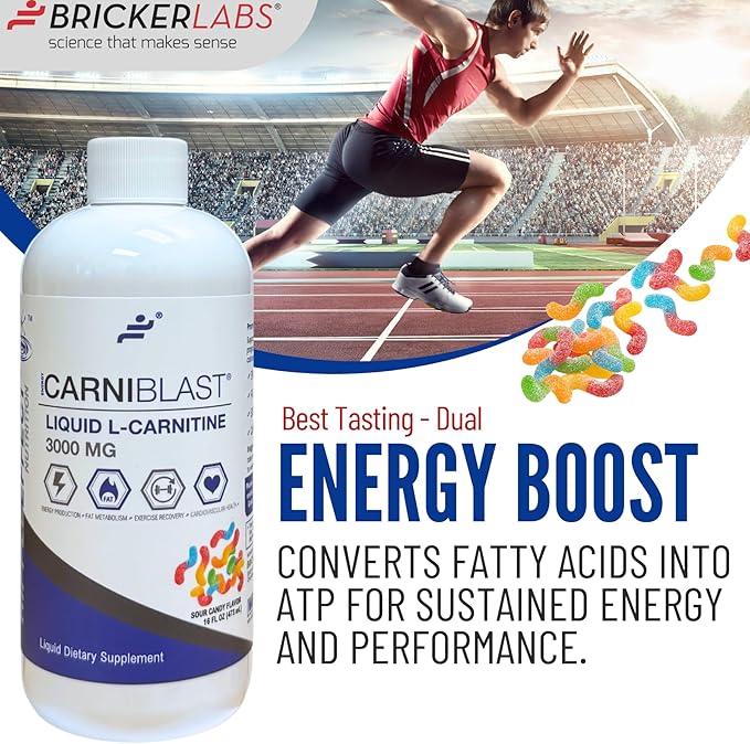 Bricker Labs CARNIBLAST Liquid L-Carnitine 3000mg - Image 3