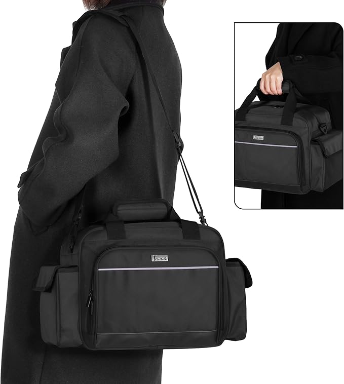 Trunab Home Health Nurse Bag Empty, Portable Medical Supplies Shoulder Bag - Image 5