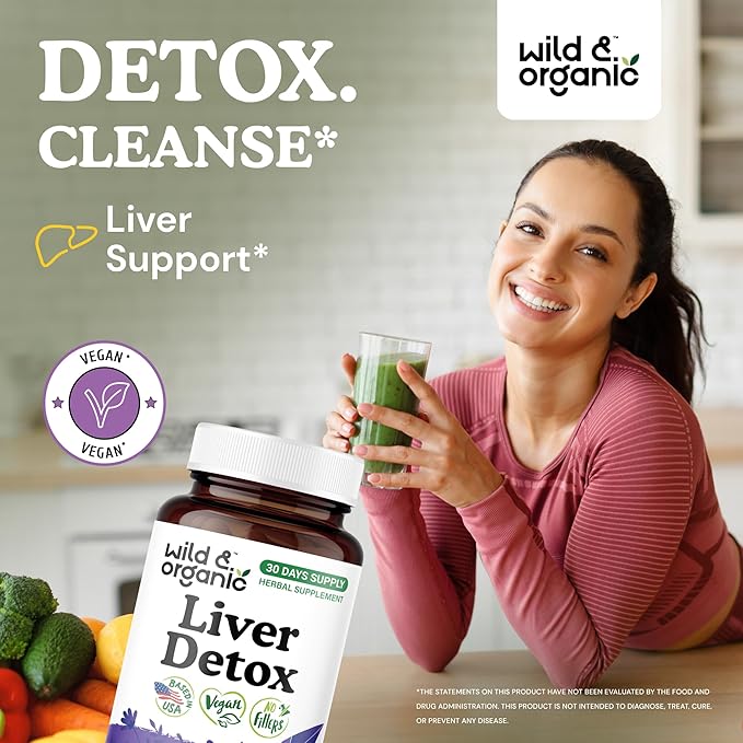 Wild & Organic Liver Detox Cleanse Capsules - Image 2