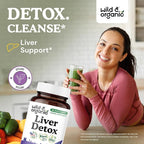Wild & Organic Liver Detox Cleanse Capsules - Image 2