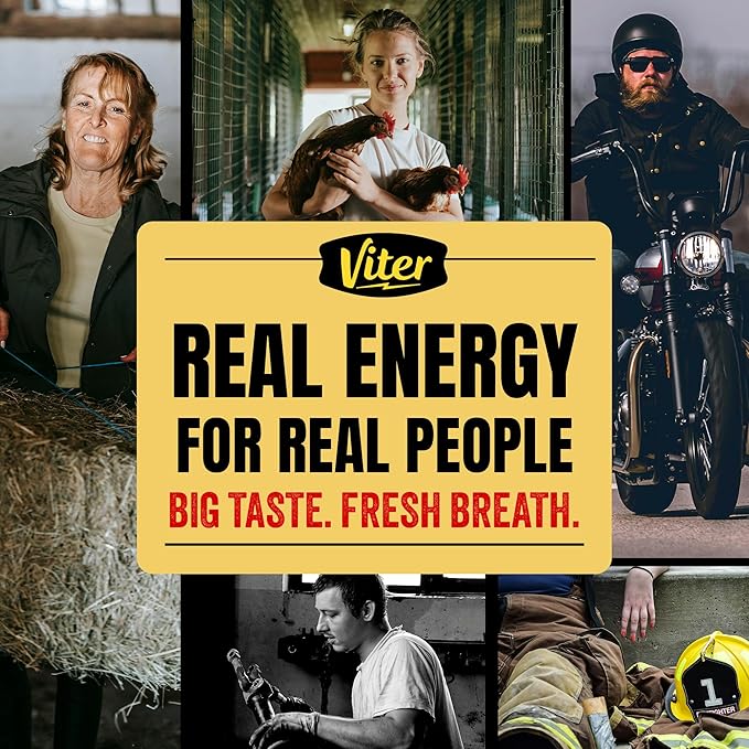 Viter Energy Caffeinated Mints 40mg Caffeine, B Vitamins, Sugar Free. - Image 5