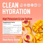 Keppi Electrolytes Powder – Peach Mango Flavor – No Sugar Hydration Supplement - Image 3