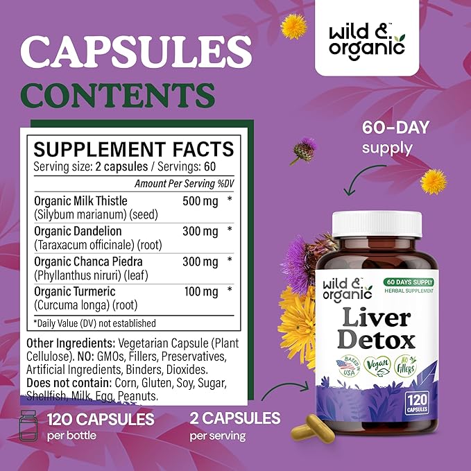 Wild & Organic Liver Detox Capsules - Image 3