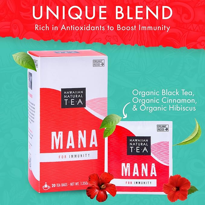Mana Hibiscus Herbal Black Tea - Image 3