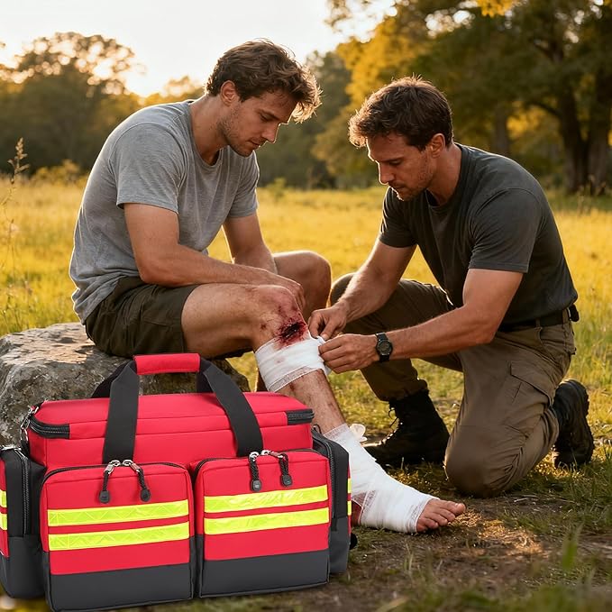 Empty Medical Bag First Aid Bag Home Health, First Aid Storage - Image 8