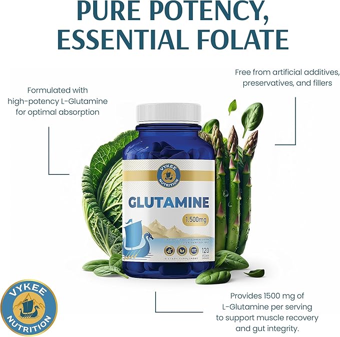 Vykee Nutrition L-Glutamine Capsules - Image 7