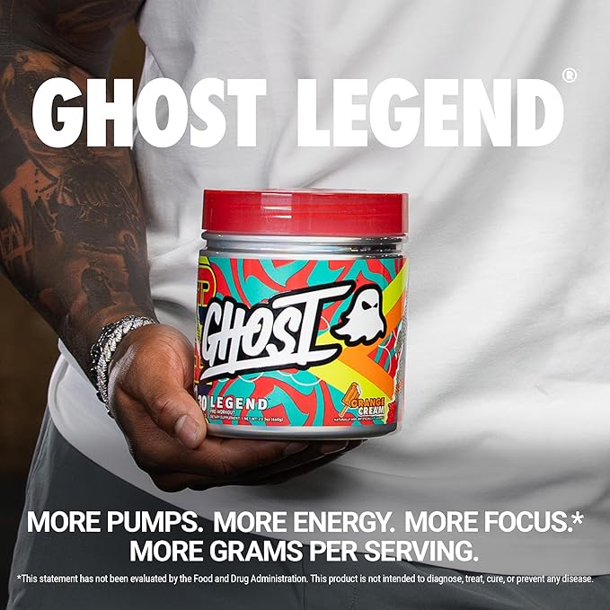 GHOST Legend Pre-Workout Powder, L-Citrulline, & Beta Alanine - Image 2