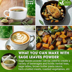 FreshDrinkUS, Sage Leaf Powder 16oz – Premium Culinary Herb, Pure Ground Sage - Image 8