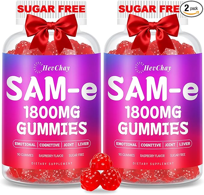 1800 MG SAM e Supplement for Brain, and Liver, High Absorption SAM-e by HevChay