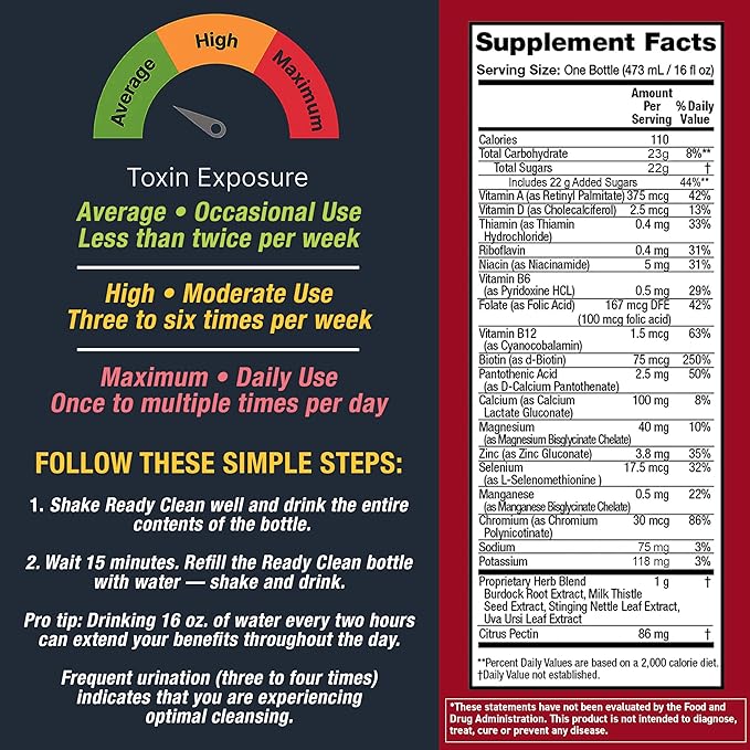 Detoxify – Ready Clean Herbal Cleanse – Tropical – 16 oz – Professionally - Image 6