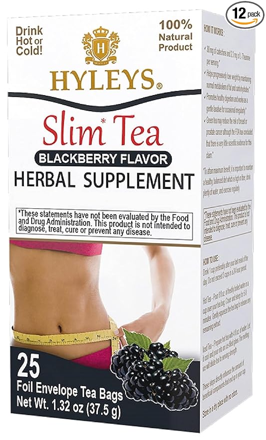 Hyleys Slim Tea Blackberry Flavor by HYLEYSTEA