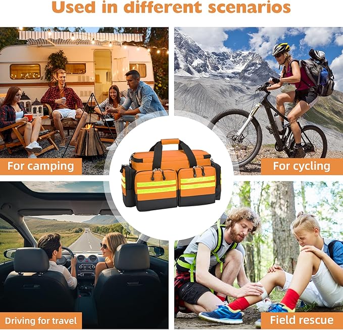 Empty Medical Bag First Aid Bag Home Health, First Aid Storage - Image 6