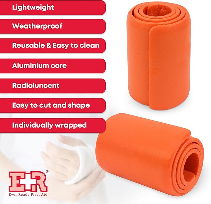 Ever Ready First Aid Universal Aluminum Splint, 24 Inch Rolled - Image 4
