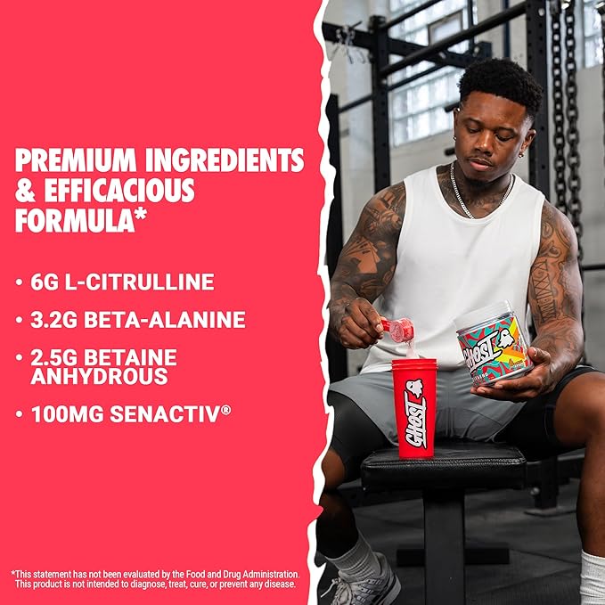 GHOST Legend Pre-Workout Powder, L-Citrulline, & Beta Alanine - Image 3