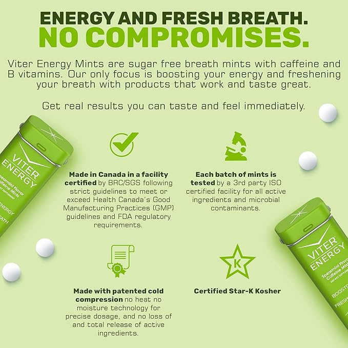 Viter Energy 40mg Caffeine Mints - Image 5
