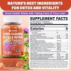Milk Thistle Liver Detox Gummies, 18-IN-1 Liver Cleanse Detox & Repair - Image 2